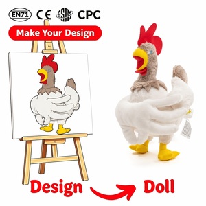 Giocattoli di Peluche Personalizzati a Forma di Uccellino Kiki, OEM, Durevoli, Certificati CE CPC EN71, con Fodera in Rete, Confezione Personalizzata, Vendita all'Ingrosso - Product Image 6