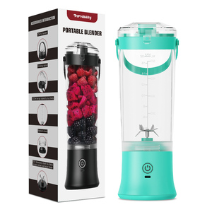 Mixeur portable électrique autonettoyant 500 ml rechargeable par USB, broyeur d'épices, presse-agrumes pour smoothies, voyages en plein air, camping - Product Image 1