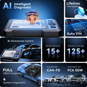 म्यूगर 632 ऑटो स्कैनर आईएसओ अनुपालन/एफसीसी प्रमाणित 15 विशेष रीसेट कार्य बाइदिशात्मक परीक्षण कार नैदानिक उपकरण - Product Image 2