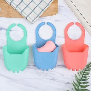 Silicone Hanging Drain Bag <b>Kitchen</b> Sink Faucet Storage Basket Bathroom Soap <b>Sponge</b> <b>Holder</b> - Product Image 4