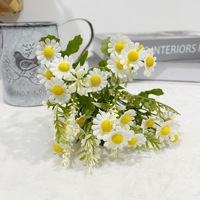 Karangan Bunga Chamomile, Bunga Buatan, Bunga Aster Gaya Eropa, Dekorasi Rumah Bunga Buatan Grosir