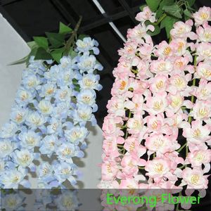 <span class=keywords><strong>Glicine</strong></span> di seta fiore di <span class=keywords><strong>glicine</strong></span> artificiale parete appesa vite fiore - Product Image 3