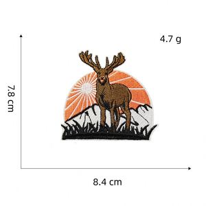 Nouvelle broderie thermocollante NODA de haute qualité sur le thème du camping pour la décoration de manteaux et chapeaux d'extérieur - Product Image 3