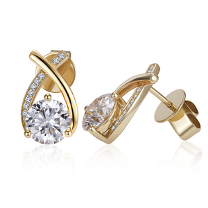 เครื่องประดับเมสซี่ MSE-928 ต่างหูเพชรทองคำขาว 18K สำหรับผู้หญิง - Product Image 6