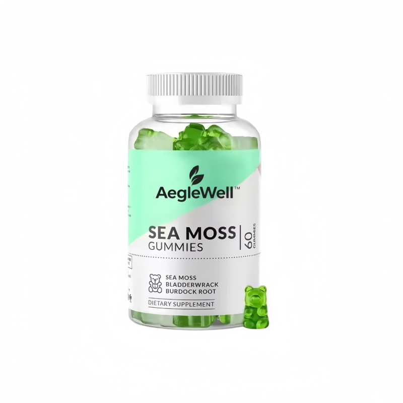 Private Label Vegan Healthcare Supplement Help Improve Immune System Detox Cleanse Organic Sea Moss Gummies