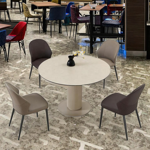 Tavolo da Pranzo Moderno di Lusso in Materiale <span class=keywords><strong>Dorato</strong></span> Durevole, Colore Personalizzabile, Piccolo <span class=keywords><strong>Tavolino</strong></span> da Tè Pomeridiano, Arredamento per Sala da Pranzo Meraviglioso - Product Image 1