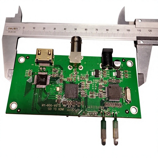 HQCAM HD-MI to SDI Mini 3G HD SD-SDI Video Micro Converter with 12V Power Adapter and USB Power Switcher