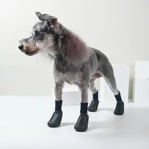 Scarpe in gomma impermeabili di nuovo Design scarpe da stivale per gatti per cani e gatti in stile base per animali domestici