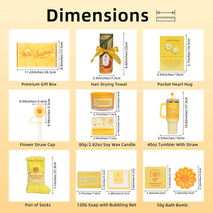 Nuevo Producto 2026, Regalos <span class=keywords><strong>de</strong></span> Cumpleaños con Temática <span class=keywords><strong>de</strong></span> Girasol para Mujeres, Sets <span class=keywords><strong>de</strong></span> Regalo <span class=keywords><strong>de</strong></span> Spa para Mamá, Velas Aromáticas, Set <span class=keywords><strong>de</strong></span> Vasos - Product Image 2