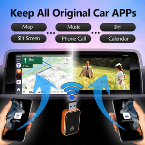 Adaptateur CarPlay sans fil 4 en 1, contrôle par boutons OEM, filaire vers sans fil, Android Auto sans fil, CarPlay sans fil, connexion facile, branchez et jouez - Product Image 6