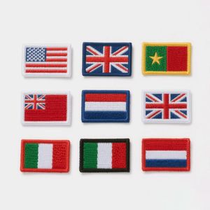 OEM/ODM 맞춤형 자수 전술 사기 배지 의류 배낭 용 벨크로 용 국기 패치 모자 용 펠트 원단 - Product Image 2