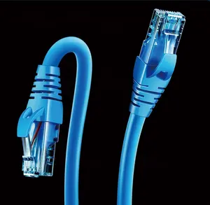 Stok cepat pengiriman 1-3 meter Ethernent kabel Internet jaringan kabel Lan Routing Rj45 Male ke Male Cat6