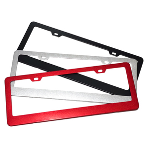 Cadre de plaque <span class=keywords><strong>d</strong></span>'<span class=keywords><strong>immatriculation</strong></span> universel en alliage <span class=keywords><strong>d</strong></span>'aluminium, norme philippine, pour véhicules philippins, fabriqué en Chine - Product Image 2