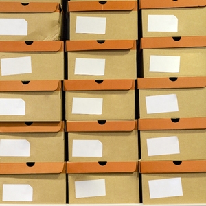 Großhandel Custom Good Price Schuhkarton Wellpappe Faltbare Recycling-Papier verpackung Box - Product Image 5