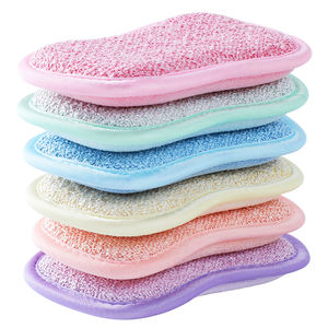 Éponge de cuisine réutilisable double face en polyester à forte absorption (250%-500%) pour surfaces en verre et en acier inoxydable - Product Image 3