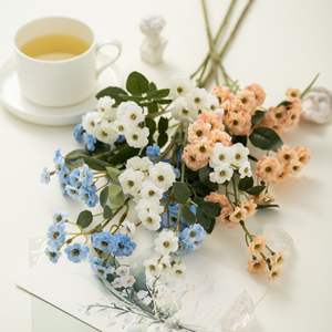 Rosa Artificial Individual, Rosa Simulada para Decoración de Bodas y Hogar, Flor Seca, Flor de <span class=keywords><strong>Juan</strong></span>, Accesorio de Fotografía, Flor Simulada - Product Image 2