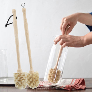 All-Natural Bamboo <strong>Bottle</strong> <strong>Brush</strong> - Long <strong>Brush</strong> and Bristles for Cleaning Kitchen Items, Vases, Pitchers, Mugs - Durable Wooden Ha - Product Image 6
