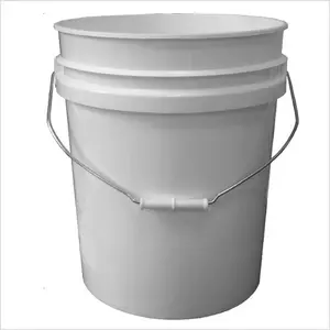 Sdpac 5-Gallon Hydroponic Buckets for Plants, Herbs/Tomato/Vegetables-White