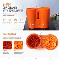 Nouvelle tasse de lavage électrique 2-en-1 pour pattes d'animaux, nettoyage en profondeur et séchage instantané, tasse portable pour le lavage des pieds de chien pour le toilettage des griffes des animaux