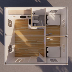 Casa Prefabricada de Diseño Moderno, Apartamento Individual, Panel Sándwich Ignífugo, Casa Contenedor Personalizable, Planta de Contenedores - Product Image 5