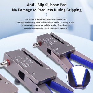 JCM CH1410 <b>Mini</b> Pneumatic Gripper Magnetic Sensor Silicone Finger EOAT <b>Robot</b> Arm Clamp Air Injection Molding Plastic Automation - Product Image 4