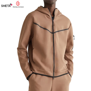 Sweat à Capuche Polaire Homme Personnalisé, Zippé Intégralement, Léger, Style Sportswear Technique, Avec Poche sur la Manche - Product Image 1