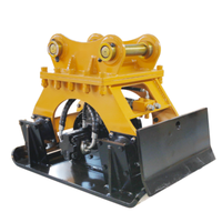 Mini-compacteur à plaques hydraulique pour excavatrice, 5-30 tonnes, 900 kg, plaque vibrante pour la construction routière, accessoire de compactage du sol, pompe
