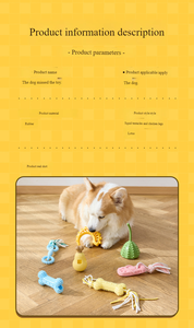 Veilig Tpr Duurzaam Stoer Puppy-Kauwspeelgoed Voor Huisdieren Voor Agressieve Kauwers Grote Rassen Onverwoestbare Hondentanden Die Speelgoed Schoonmaken - Product Image 6