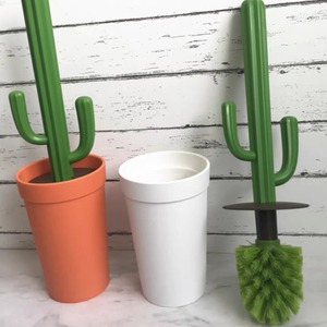Nouvel arrivage de <span class=keywords><strong>brosse</strong></span> de <span class=keywords><strong>toilette</strong></span> moderne en plastique souple avec support pour <span class=keywords><strong>cactus</strong></span> poignée TPR durable pour le nettoyage de la salle de bain - Product Image 6