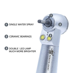 De Beste Merken In De Pediatrische Tandheelkunde Hoge Snelheid Mini Hoofd Tandheelkundige Handstuk Up-Graduele E-Generator Led - Product Image 3