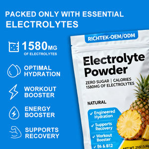 Integratore di nutrizione sportiva Zero zucchero idratazione in polvere bevanda Mix con 6 elettroliti chiave - Product Image 3