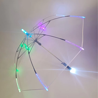 LS Lampe de poche imprimée éclairage led dôme à bulles lumière led transparente parapluie décoratif