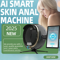 Analyseur de peau 3D AI portable, miroir magique, scanner facial, appareil de test de la peau pour salon de beauté, usage domestique, certifié CE