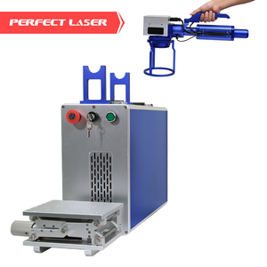 Machine portative portative de gravure de signes de lettre de modèle de logo de marquage de laser de fibre de 20W 30W 50W pour l'ampoule en plastique - Product Image 3