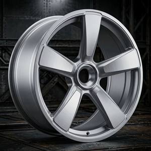 Jantes en aluminium forgé 6061-T6 à 5 branches, finition argent brossé, style rétro classique, 17-21 pouces, pour Porsche 911 930 964, voiture de <span class=keywords><strong>sport</strong></span> vintage - Product Image 5
