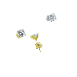 Genuine 925 Sterling <b>Silver</b> Platinum Rhodium Plated Simple Sparkling VVS1 Clarity Moissanite <b>Stud</b> Earrings for Women Fine - Product Image 1