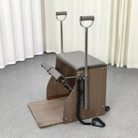 Kursi Wunda Combo dengan Pedal Terpisah Warna Walnut Kayu Kursi Pilates