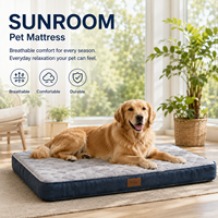 Matelas Orthopédique pour Chien Senior – Soutien Ergonomique, Soulagement de la Pression, Confort à Faible Hauteur, Silicone Rafraîchissant, Doux pour le Voyage