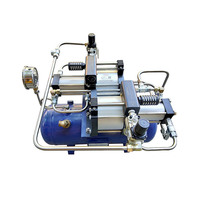 Station de test de surpresseur pneumatique haute pression USUN Modèle : AB05T-2-40L 30-40 Bar Certifiée CE pour le soufflage de bouteilles PET