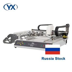 Stock in Russia Led Bulb Chip Mounting Machine circuito integrato che fa la produzione di PCB Pick and Place Machine SMT802B