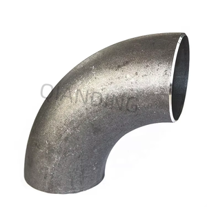 Codo CS de 4 pulgadas, herramienta de soldadura asimétrica B16.9, LR/SR, 45/90 grados, igual a forjado, A234 - Product Image 2