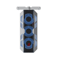 ALSEYE Vente Flash Ventilateurs de Refroidissement CPU Blancs C-RAM-Beta-W Petits 3 Pièces 40mm pour Boîtier PC