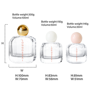 Flacons de parfum en verre irréguliers, brillants, de luxe, personnalisables, vides, 20ml, 30ml, 50ml, 100ml, et couvercles - Product Image 6