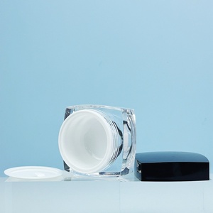 Tarro de Crema para Ojos Redondo de Lujo Personalizado de Plástico de 30g 50g, Color Dorado y Azul, para el Cuidado de la Piel, Envase para Crema Facial - Product Image 4