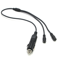 Adaptateur allume-cigare 12V pour voiture vers câble femelle DC 5,5 mm x 2,1 mm avec fusible 5A pour caméra embarquée