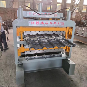 آلة تشكيل الصفائح المعدنية ثلاثية الطبقات لمواد البناء عالية المبيعات مع مكونات المحرك الأساسية - Product Image 5