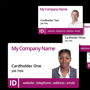 นามบัตรพีวีซีแม่เหล็กที่มีการพิมพ์ดิจิตอลการออกแบบที่กำหนดเองความหนา85x55มม. 0.76มม. - Product Image 2