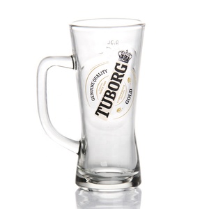Taza <span class=keywords><strong>de</strong></span> <span class=keywords><strong>cerveza</strong></span> <span class=keywords><strong>de</strong></span> cristal con mango e impresión personalizada, 13oz baratos <span class=keywords><strong>de</strong></span> vasos <span class=keywords><strong>de</strong></span> vidrio, venta al por mayor, gran oferta - Product Image 1