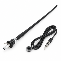 Antenne de voiture AM FM passive flexible à montage par trou avec câble coaxial pour récepteur stéréo automobile