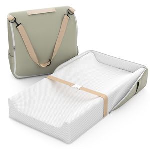 Tapis à <span class=keywords><strong>langer</strong></span> portable en mousse haute densité facile à nettoyer avec housse imperméable pour les voyages et l'extérieur - Product Image 5